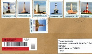 AVUSTURYA'DAN GELMİŞ ZARF 14