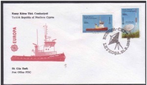 K.K.T.C. 1988 AVRUPA CEPT FDC