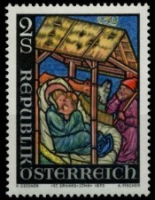 AVUSTURYA 1973 DAMGASIZ CHRİSTMAS SERİSİ