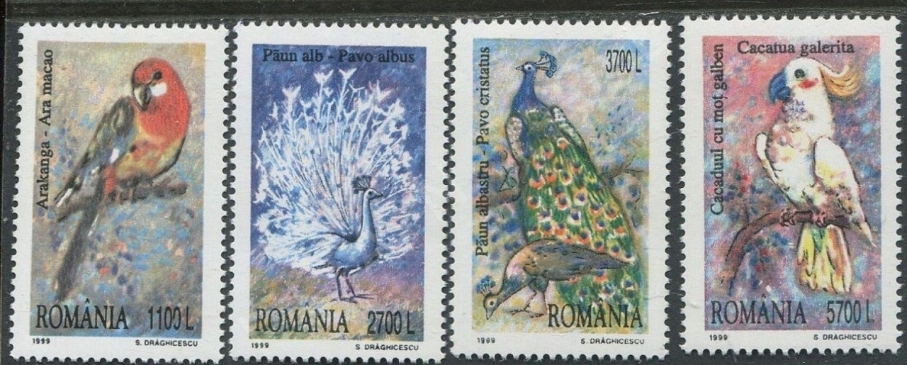 ROMANYA 1999 DAMGASIZ KUŞLAR SERİSİ