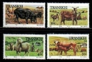 TRANSKEİ 1987 DAMGASIZ YEREL HAYVANLAR SERİSİ